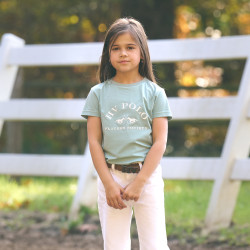 T-shirt manches courtes HV Polo Natalie Kids Aqua sky