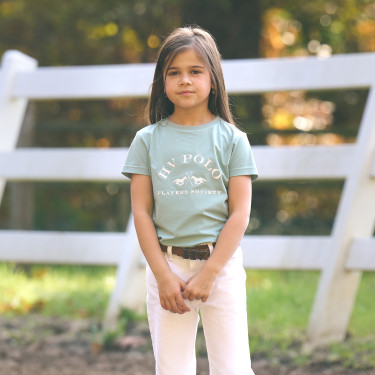 T-shirt manches courtes HV Polo Natalie Kids Aqua sky