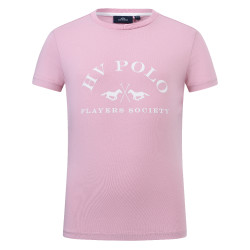 T-shirt manches courtes HV Polo Natalie Kids Jolie rose