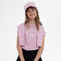 T-shirt manches courtes HV Polo Natalie Kids Jolie rose