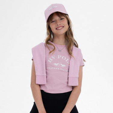 T-shirt manches courtes HV Polo Natalie Kids Jolie rose