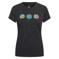 T-shirt manches courtes Imperial Riding Holographics femme Noir