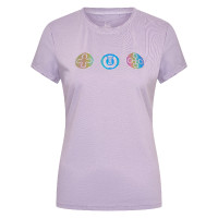 T-shirt manches courtes Imperial Riding Holographics femme Glycine Violet T-shirt manches courtes Imperial Riding Holographics femme Glycine Violet