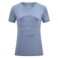 T-shirt manches courtes Imperial Riding Tasha femme Bluebell délavé Bleu