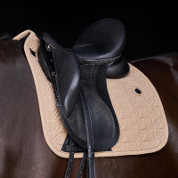 Tapis de selle HV Polo Elisa Dressage Tan Gris