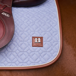 Tapis de selle HV Polo Luxi Dressage Powder blue Bleu