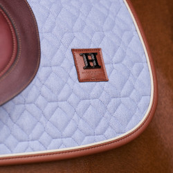 Tapis de selle HV Polo Luxi Dressage Powder blue Bleu