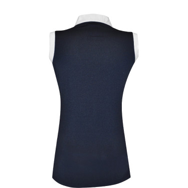Polo Diamantina femme sans manches Flags & Cup Bleu marine Polo Diamantina femme sans manches Flags & Cup Bleu marine