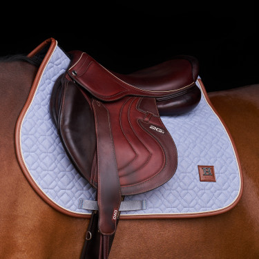 Tapis de selle HV Polo Luxi GP Powder blue Bleu