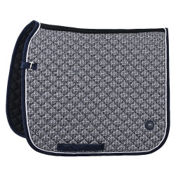 HV Polo Pilar print dressuurzadeldek Marine Marineblauw