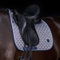 Tapis de selle HV Polo Pilar print Dressage Champagne Beige