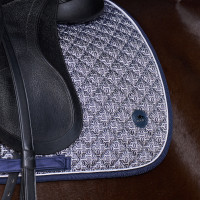 Tapis de selle HV Polo Pilar print GP Marine Bleu marine Tapis de selle HV Polo Pilar print GP Marine Bleu marine