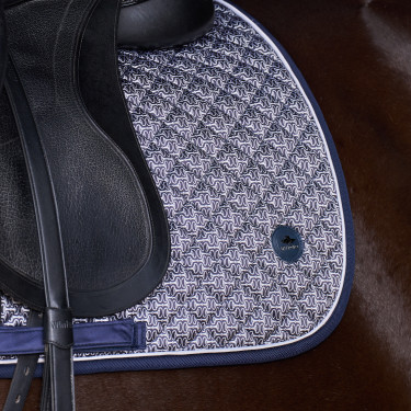 Tapis de selle HV Polo Pilar print GP Marine Bleu marine Tapis de selle HV Polo Pilar print GP Marine Bleu marine