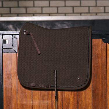 Tapis de selle Imperial Riding Maria Dressage Chocolat Marron