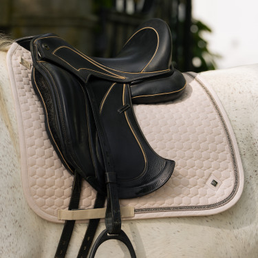 Tapis de selle Imperial Riding Maria Dressage Gris / sable Tapis de selle Imperial Riding Maria Dressage Gris / sable