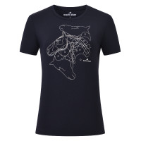 Top manches courtes Euro-Star Amelia femme Noir Top manches courtes Euro-Star Amelia femme Noir