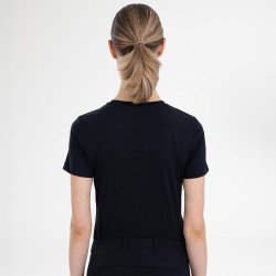 Top manches courtes Euro-Star Amelia femme Noir