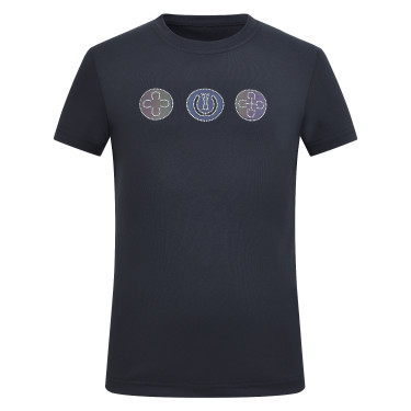 Top manches courtes Imperial Riding Holographics Kids Noir