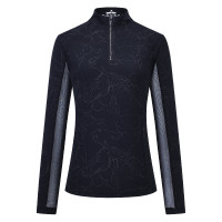Top manches longues Euro-Star Joline femme Noir