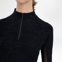 Top manches longues Euro-Star Joline femme Noir Top manches longues Euro-Star Joline femme Noir