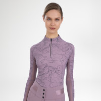 Top manches longues Euro-Star Joline femme Noir