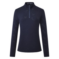 Top manches longues HV Polo Nardia femme Marine Bleu marine