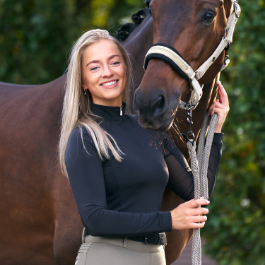 Dames longsleeve-top Imperial Riding Katya Zwart
