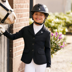 Veste de concours Imperial Riding Basic Glam Kids Noir