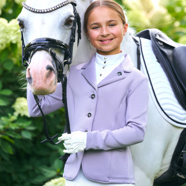 Veste de concours Imperial Riding Basic Glam Kids Glycine Violet