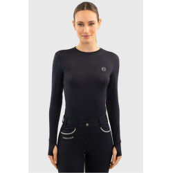 Dames T-shirt met lange mouwen Harcour Bluvea Marine Marineblauw Dames T-shirt met lange mouwen Harcour Bluvea Marine Marineblauw