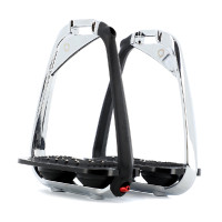 Flex-On stijgbeugels Iron-S chroom IUG zwart Zwart / zwart