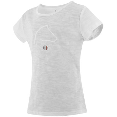 Kinder T-shirt EQUITHÈME ‘Claire’ Wit