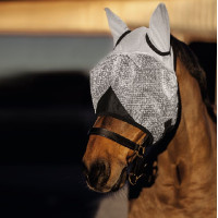 Masque anti-mouches Covalliero anti-UV Gris clair
