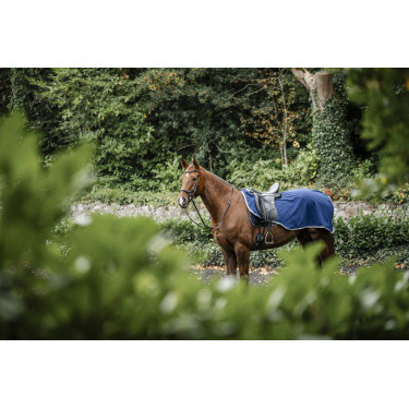 Couvre-reins Horseware Rambo polaire imperméable Marine / orage / gris argent Bleu marine Couvre-reins Horseware Rambo polaire imperméable Marine / orage / gris argent Bleu marine