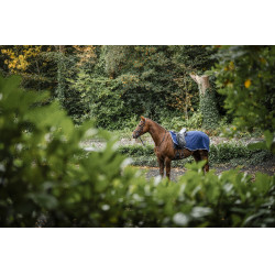 Couvre-reins Horseware Rambo polaire imperméable Marine / orage / gris argent Bleu marine Couvre-reins Horseware Rambo polaire imperméable Marine / orage / gris argent Bleu marine
