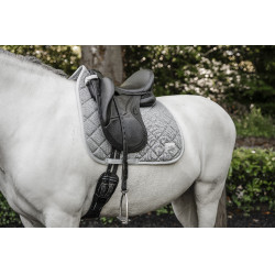 Tapis de dressage Horseware AA Performance Ardoise argentée Gris