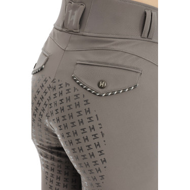 Pantalon Horseware Newmarket taille haute full seat Orage Bleu
