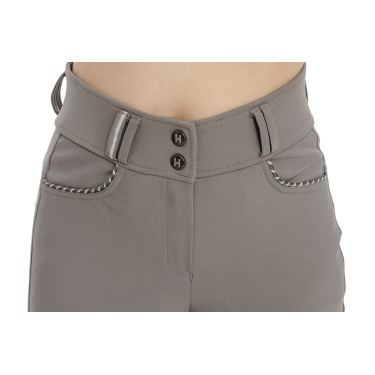 Pantalon Horseware Newmarket taille haute full seat Orage Bleu