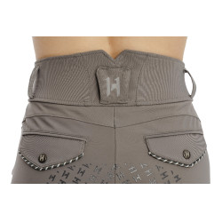 Pantalon Horseware Newmarket taille haute full seat Orage Bleu