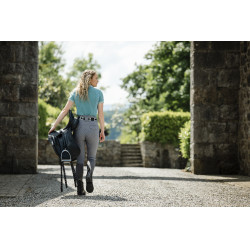 Pantalon Horseware Newmarket taille haute full seat Orage Bleu