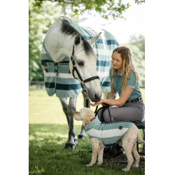 Pantalon Horseware Newmarket taille haute full seat Orage Bleu