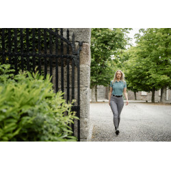 Pantalon Horseware Newmarket taille haute full seat Orage Bleu