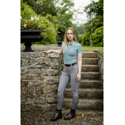 Pantalon Horseware Newmarket taille haute full seat Orage Bleu