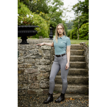Pantalon Horseware Newmarket taille haute full seat Orage Bleu
