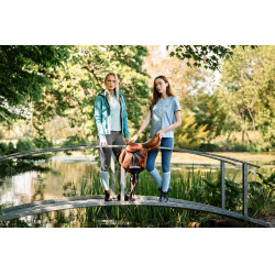 Pantalon Horseware Newmarket taille mi haute full seat Orage Bleu Pantalon Horseware Newmarket taille mi haute full seat Orage Bleu