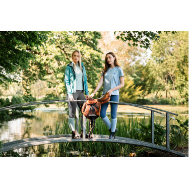 Pantalon Horseware Newmarket taille mi haute full seat Orage Bleu Pantalon Horseware Newmarket taille mi haute full seat Orage Bleu