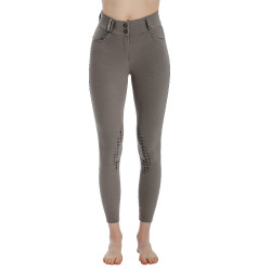 Pantalon Horseware Newmarket taille mi haute grip genoux Orage Bleu