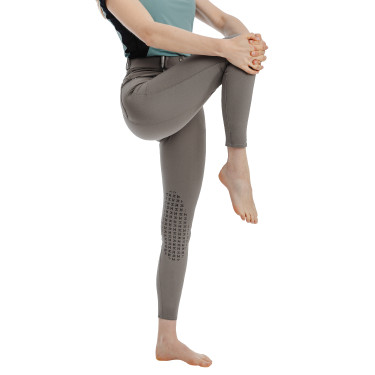 Pantalon Horseware Newmarket taille mi haute grip genoux Orage Bleu