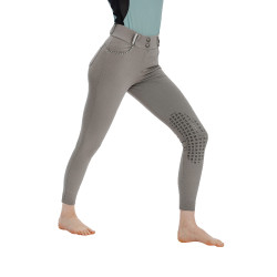 Pantalon Horseware Newmarket taille mi haute grip genoux Orage Bleu