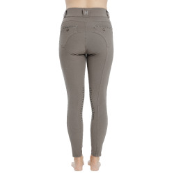 Pantalon Horseware Newmarket taille mi haute grip genoux Orage Bleu